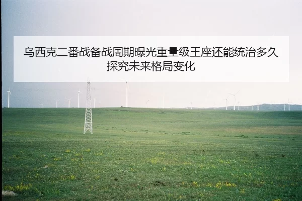 乌西克二番战备战周期曝光重量级王座还能统治多久探究未来格局变化