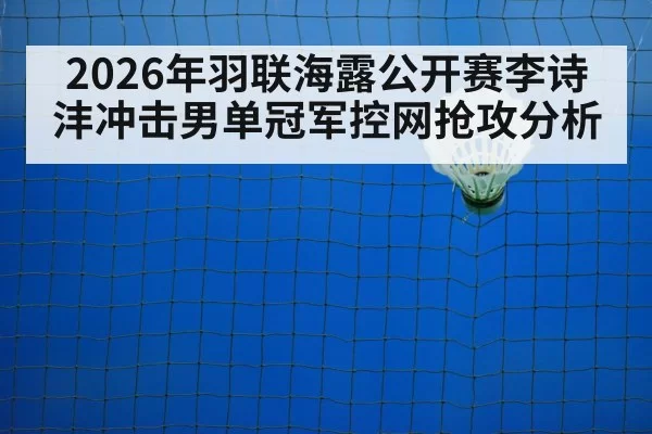 2026年羽联海露公开赛李诗沣冲击男单冠军控网抢攻分析